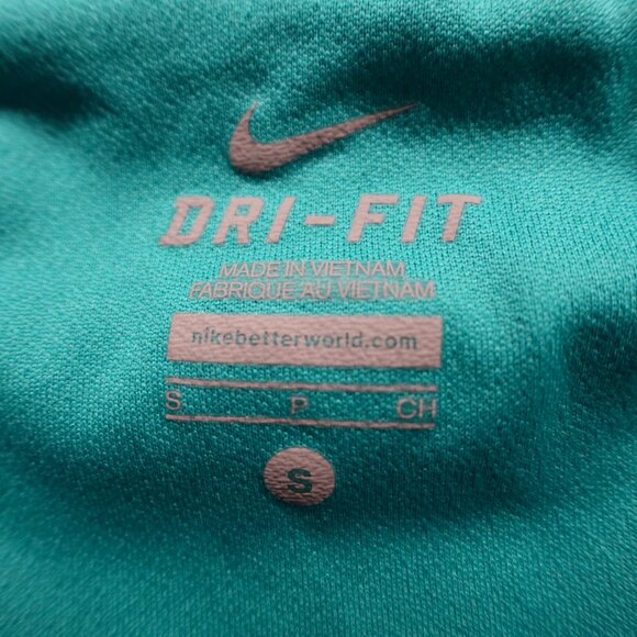 Nike Dri-FIT Running Shorts Men’s Small Charcoal Black Teal Trim 5” Inseam Lined - Picture 2 of 10